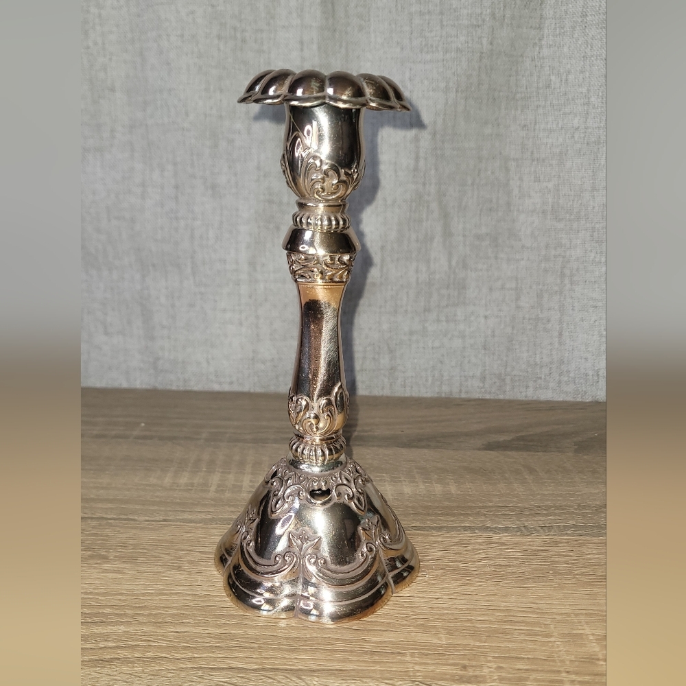 Brighton Ornate Silver-Tone Decorative Candle Holder Cinderella - Picture 6 of 9
